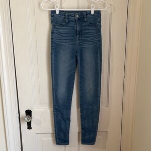 American Eagle Outfitters High Rise Blue Jeans